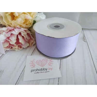 Лента репсовая 40 мм, цвет светло-сиреневый №141